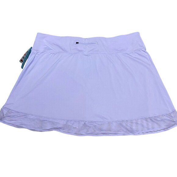 Ideology Womens Plus Lilac Tennis Skirt W/Pleated Built-In Shorts Size 2X NWT - Picture 5 of 6